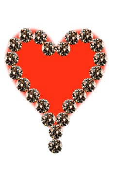 heart shaped diamonds