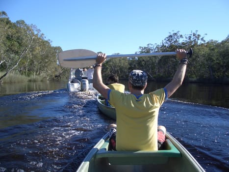 Guided kayak tour