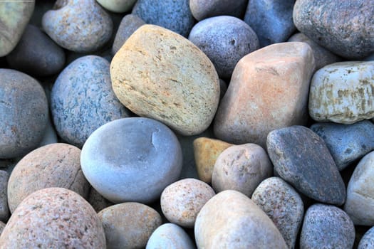 Colorful pebbles