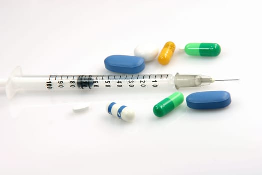 injection and pills