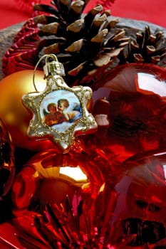 Christmas decorations with angels