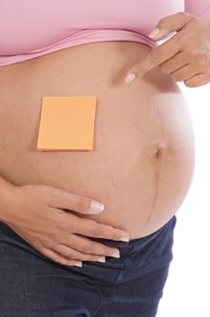 Photo of an anonymous pregnant