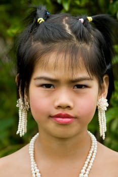 Portrait of girl from Thailand