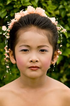 Portrait of girl from Thailand