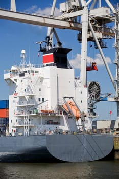 ship in port
