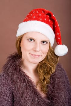 Joyful Santa Woman
