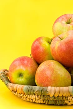 Apples in basket
