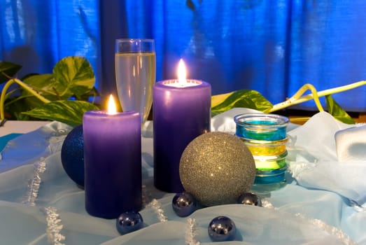 Christmas decoration with candles