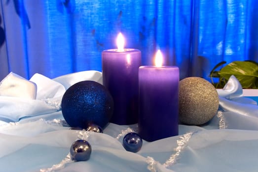 Christmas decoration with candles