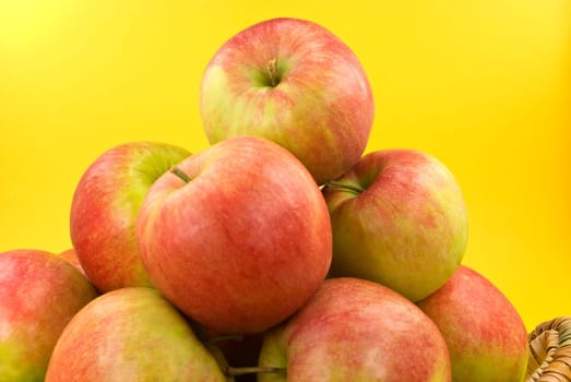 Apples in basket