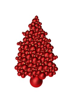 Glass Ball Fir Tree