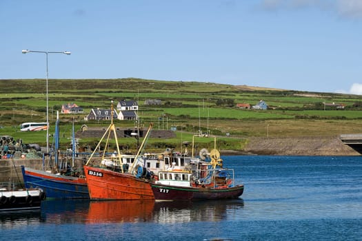 Fishing boats,Valentia Island.