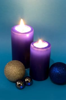 Christmas decoration with candles