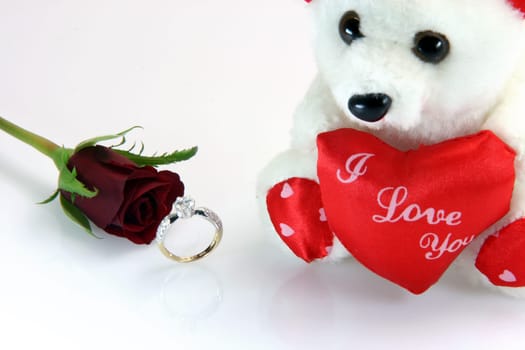 tedy bear and ring
