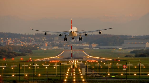 Landing Zurich Airport