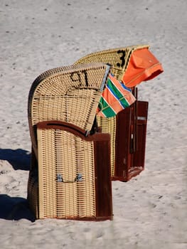 Beach chairs in Schleswig Holstein