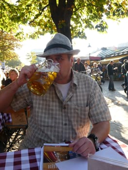Beer garden
