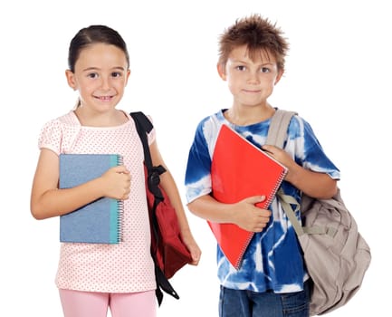 Two children students