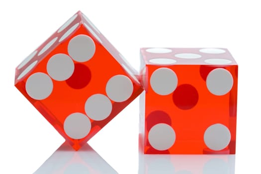 Dices of the casino