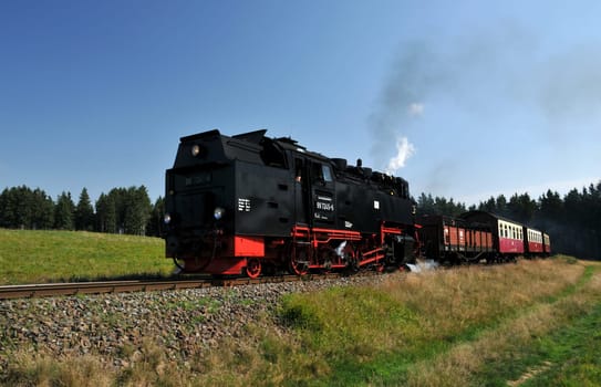 Autumn drive through the beautiful Harz Mountains.