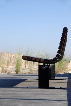 Bench on the beach