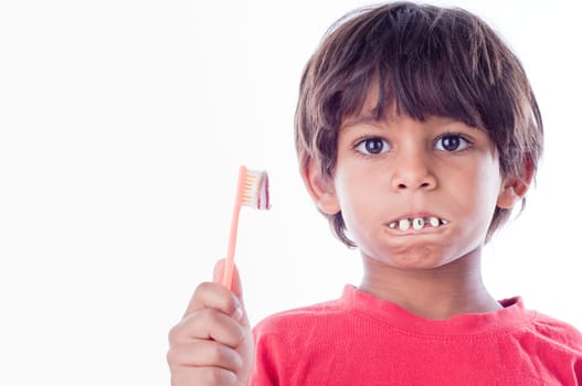 I clean my teeth