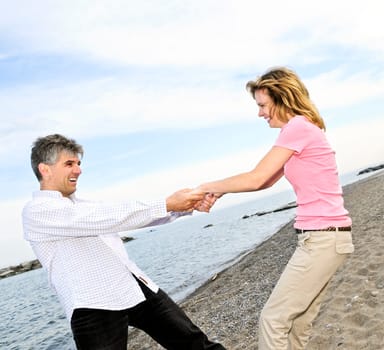Happy mature couple