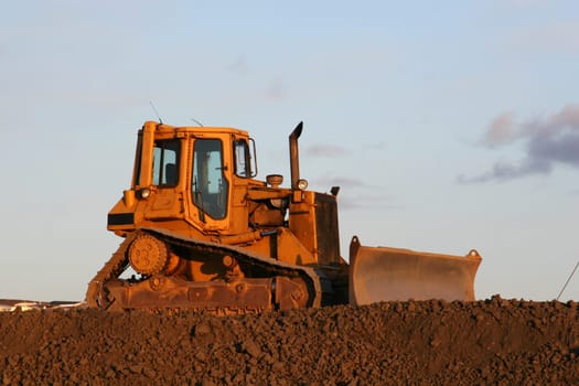 idle bulldozer