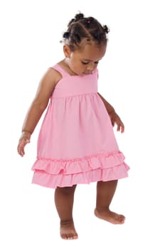 Adorable baby pink dressed