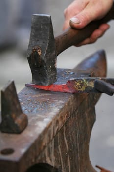striking metal