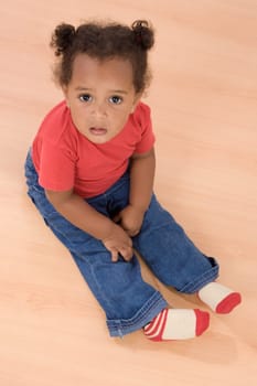 Adorable african baby