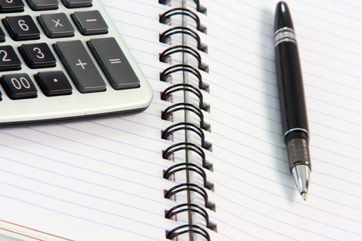 note book and pen