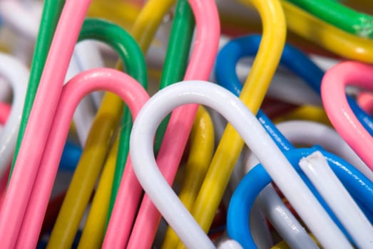 Paper Clips - Macro Shot