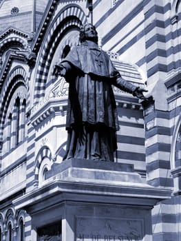 statue of Belzunce in Marseille