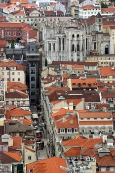 View of Elevador do Carmo