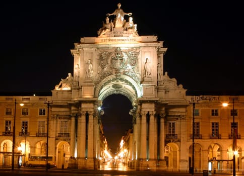 Arc de Triomphe on Praça do Comercio