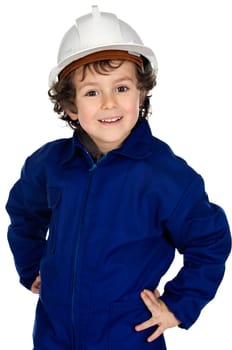 Child  with work clothes