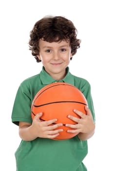 adorable boy with ball