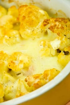 Gratin with cauliflower