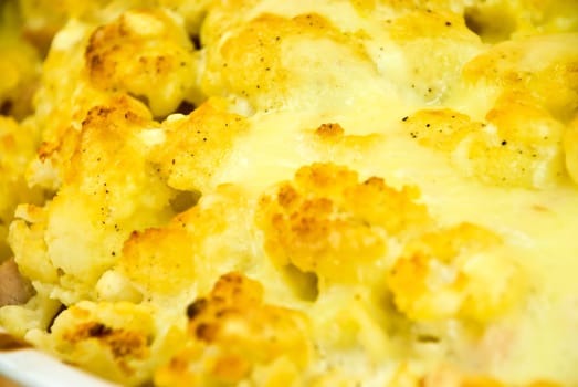 Gratin with cauliflower