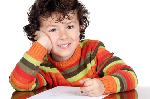 adorable child student