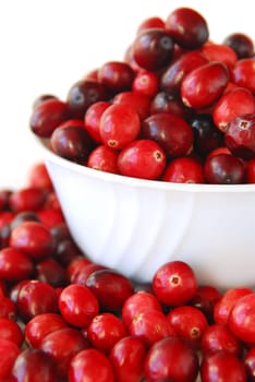 Cranberries in a bowl