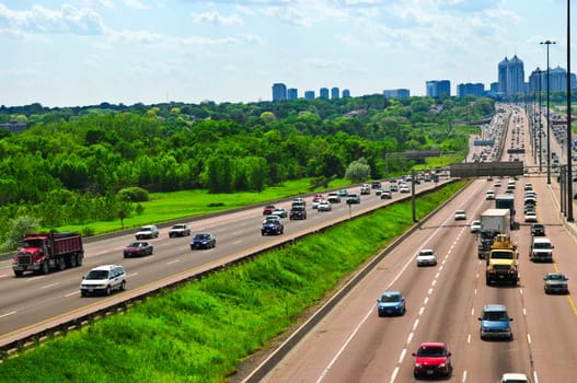 Busy highway