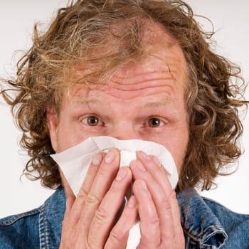 adult man get sick