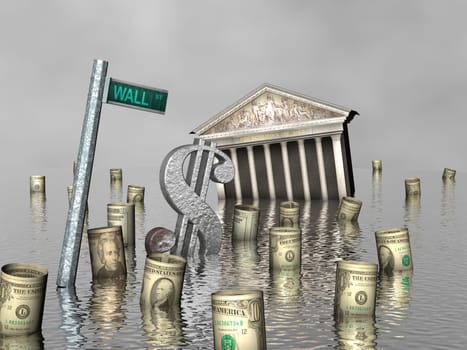 Stock market storm on Wall Street