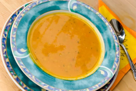 Pumpkin Carrot Cream Soup