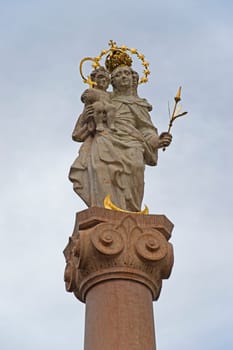 Maria in Murnau in Bavaria