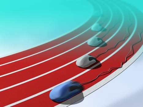 PC mice in competition