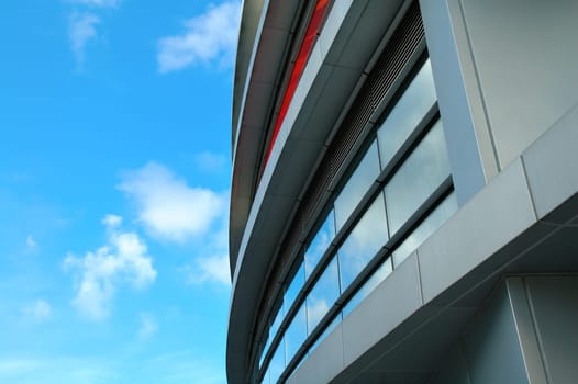 Exterior of commercial building
