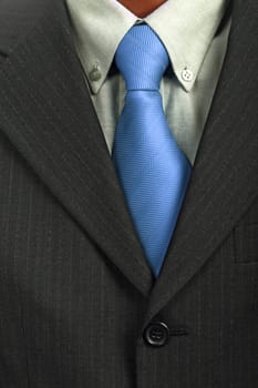 blue tie